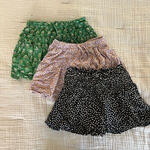 Zara girls skorts, sz 7